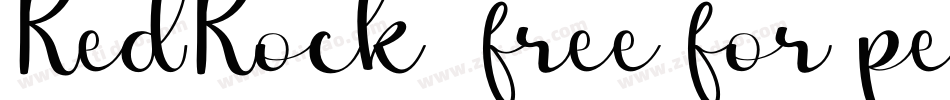 RedRock (free for personal use)字体转换